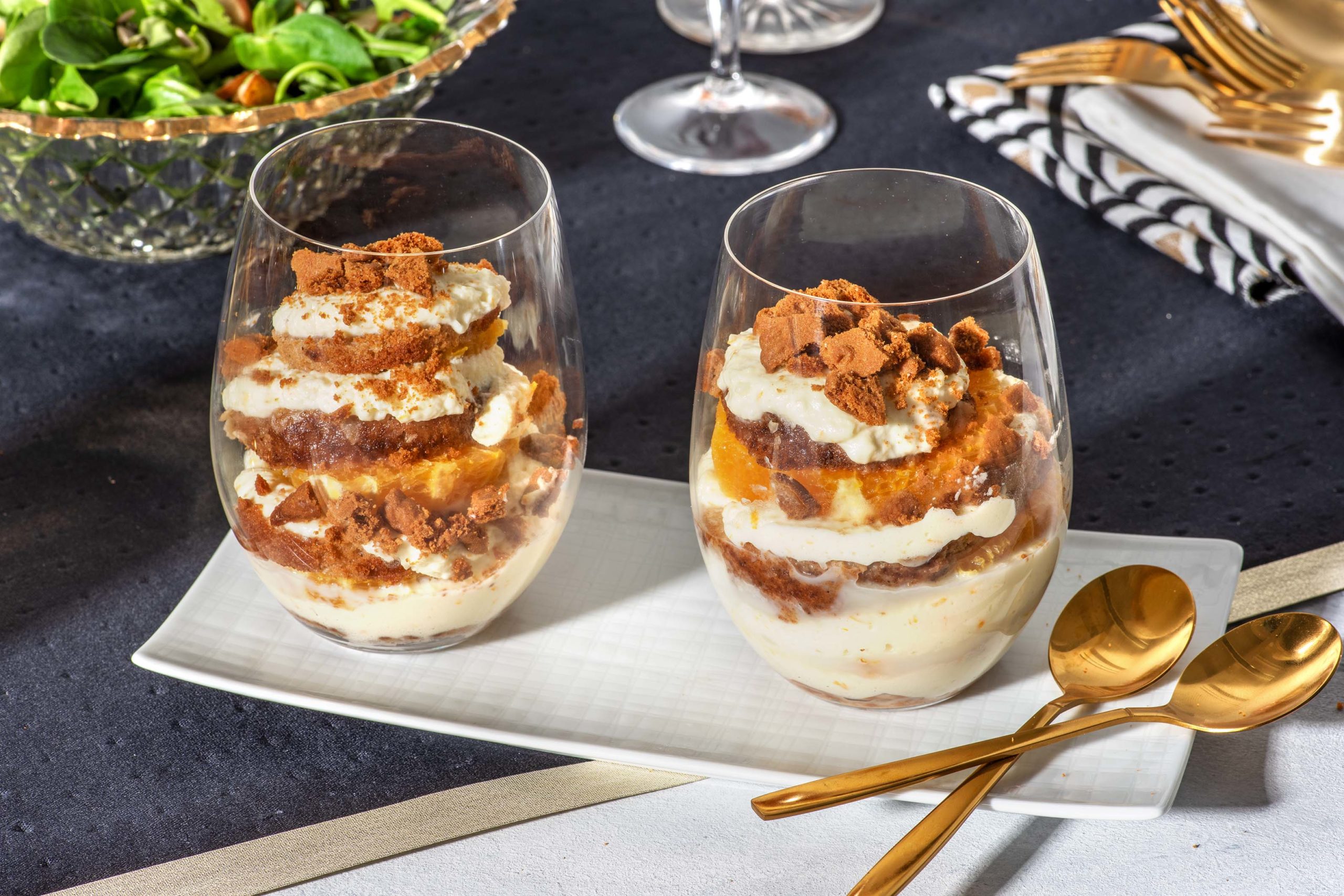 Dessert kerstmenu